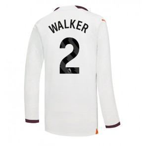 Manchester City Kyle Walker #2 Gostujuci Dres 2023-24 Dugim Rukavima